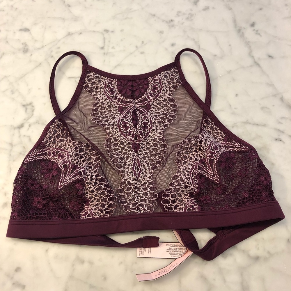 Victoria Secret bralette in burgundy NWT size S
